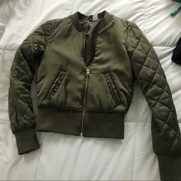 petite olive green jacket